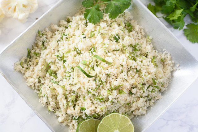 Cilantro Lime Cauliflower “Couscous”