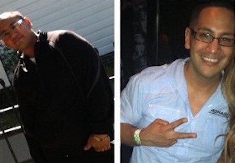 Picture of before and after of Juan.