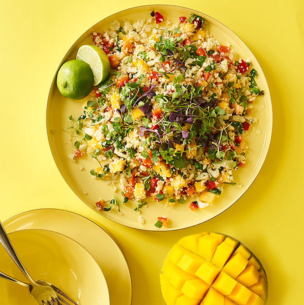 Refreshing Mango Cauliflower Rice 