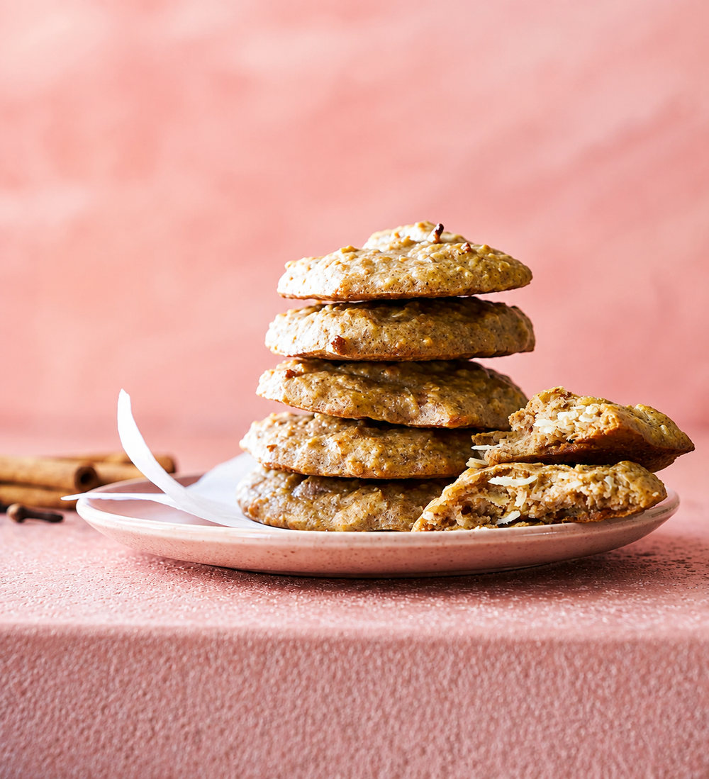 Creamy Banana Spice Cookies