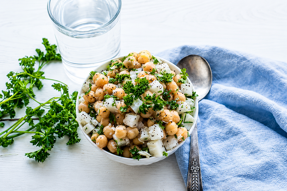 Crunchy Coconut Chickpea Salad Recipe