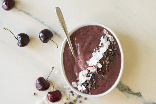 Vanilla Cherry Nice Cream