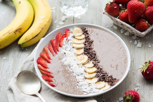 Banana Chocolate Acai Bowl