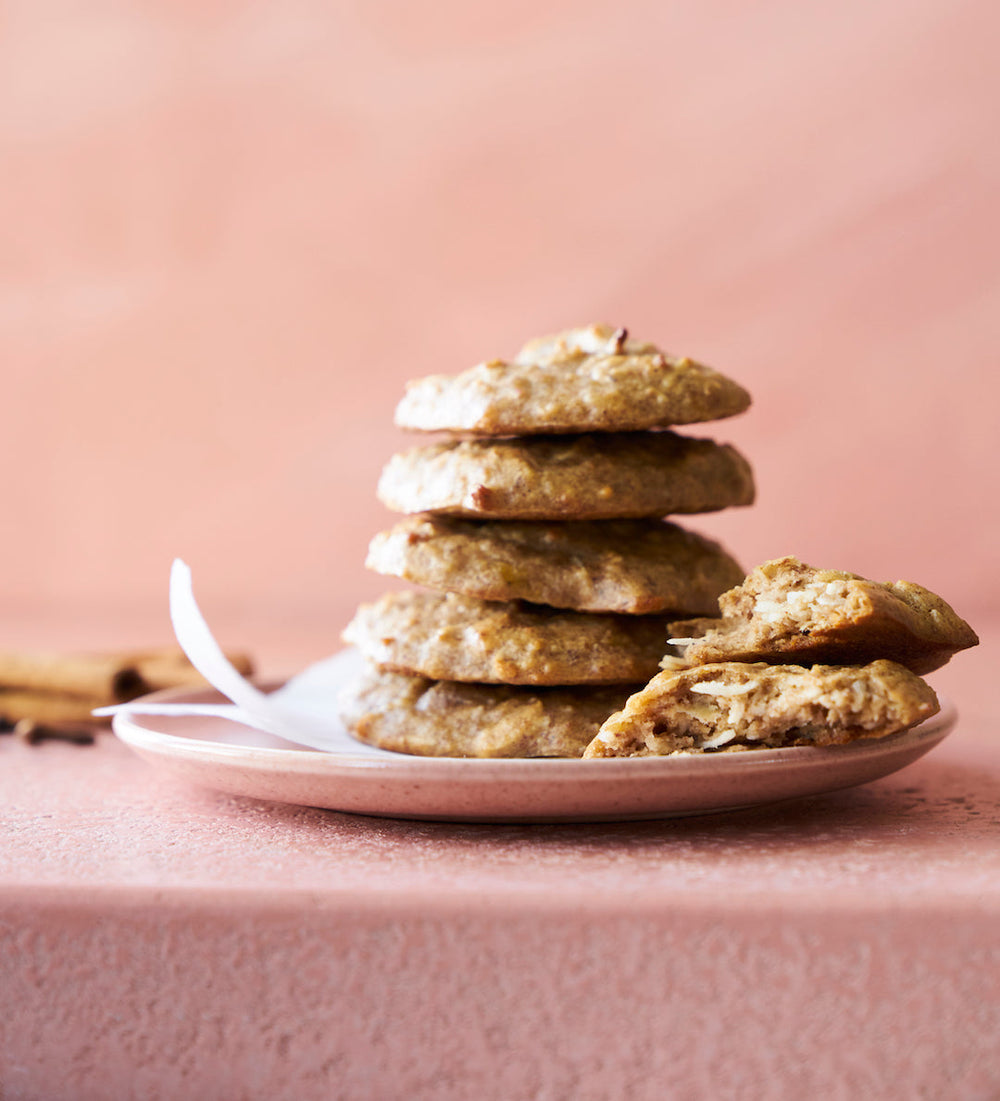 Creamy Banana Spice Cookies