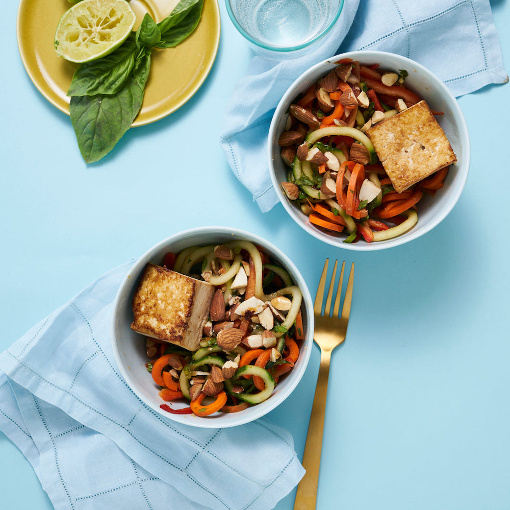 Cucumber Carrot Bowls