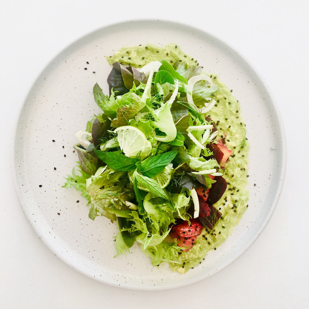 Eat Pretty Citrus and Beet Salad with Fiery Avocado Tahini Dressing