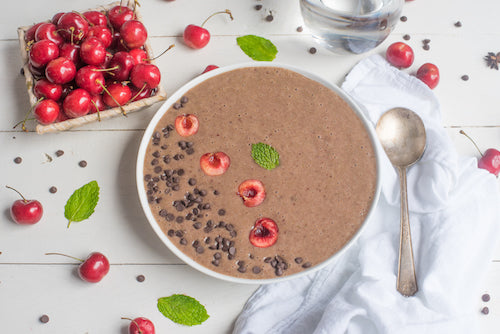 Chocolate Cherry Delight Smoothie Bowl