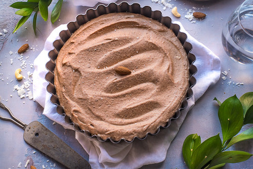 Dark Chocolate Cheesecake (Raw Vegan)