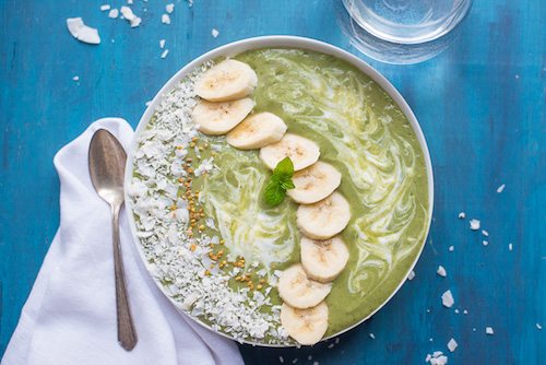 Green Chia & Moringa Smoothie Bowl