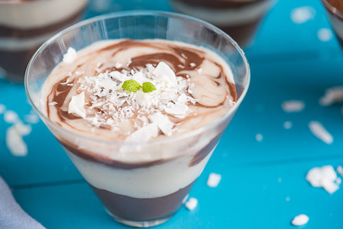 Layered Zebra Pudding