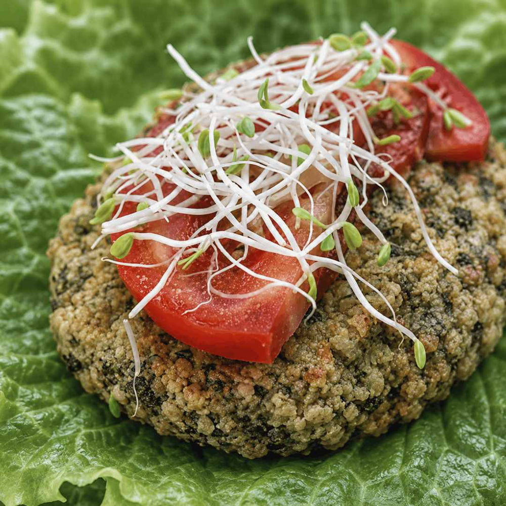 Alkaline-Grain Veggie Burgers Recipe