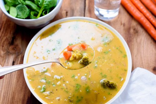 Spinach, Veggie and Red Lentil Stew Recipe