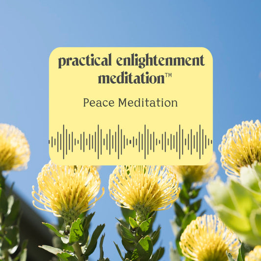 Peace Meditation Graphic