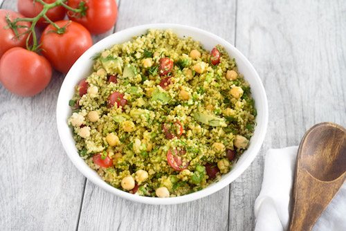 Dill Chickpea Lemon Quinoa Salad