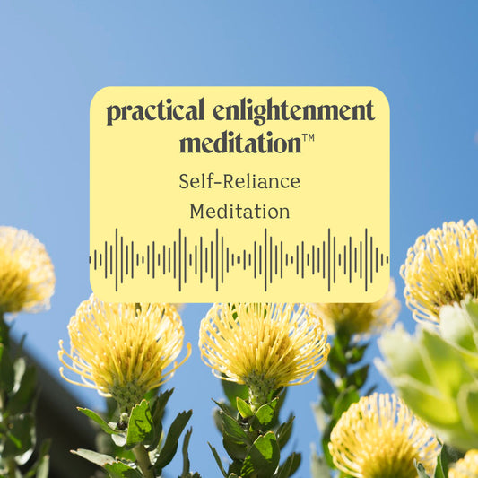 Self-Reliance Meditation Graphic