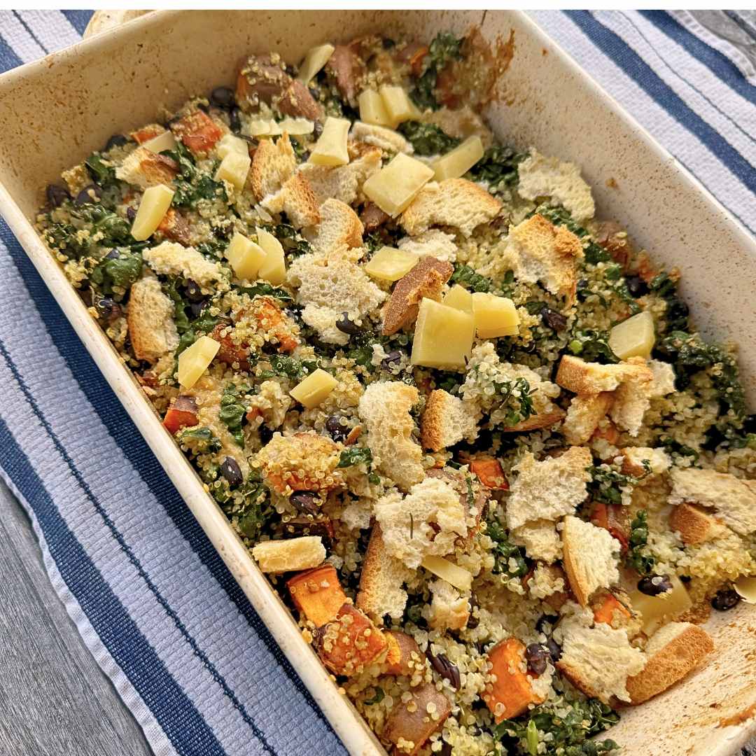  Hearty Sweet Potato, Black Bean & Quinoa Casserole Recipe 