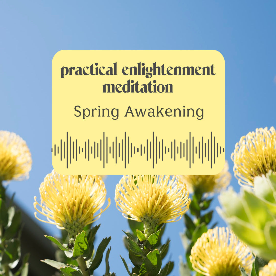 Spring Awakening Meditation Graphic