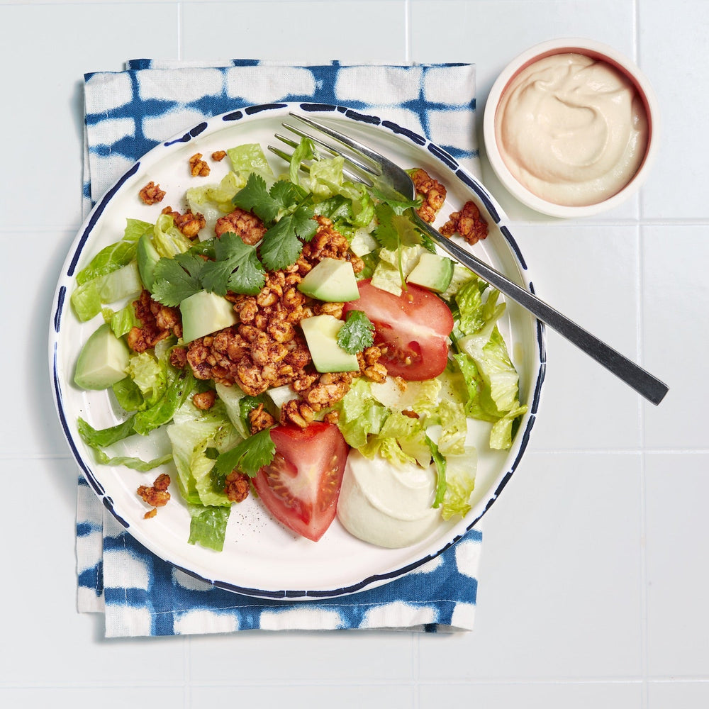 Tempeh Taco "Meat" Salad
