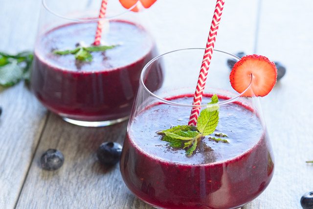 Triple Berry Summer Smoothie Blast