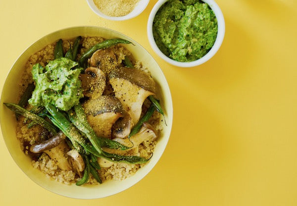 Feel Mighty: King Mushroom Green Bean Bowl