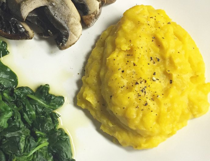 Creamy Kabocha Squash "Mashed Potatoes"