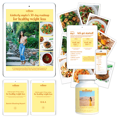 Kimberly Snyder's 30 Day Roadmap for Healthy Weight Loss Course Plus SBO Probiotics
