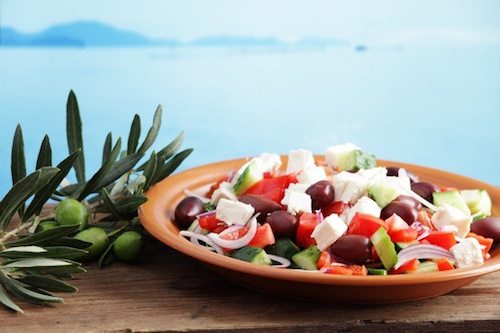 Picture of a Greek salad