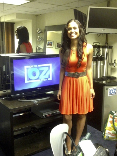 Dr. Oz green room Kimberly Snyder