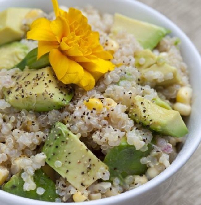 Quinoa, Avocado, and Corn Salad Recipe