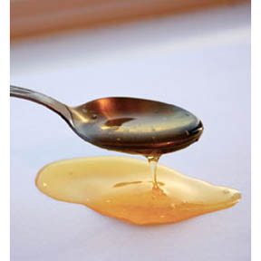 Picture of corn syrup on a spoon
