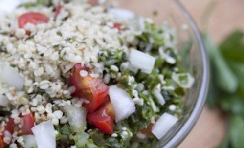 Raw Tabouli Hemp Salad