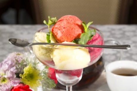 Picture of fruit sorbet. 