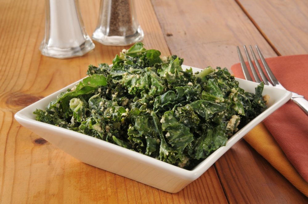 Image of kale in a large bowl