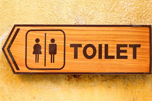 Picture of a toilet sign