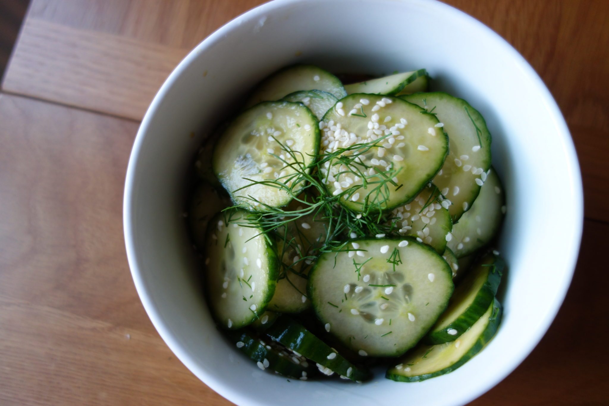 New Recipe: Cucumber Salad with an Asian Twist (and Beauty Blogger Assignment)