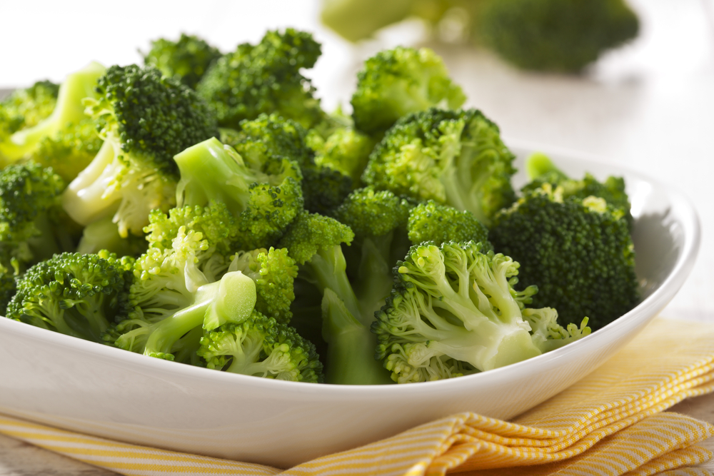 A plate of broccoli. Enzymes and Food