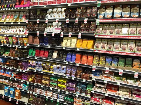 Image of Chocolate section of the store