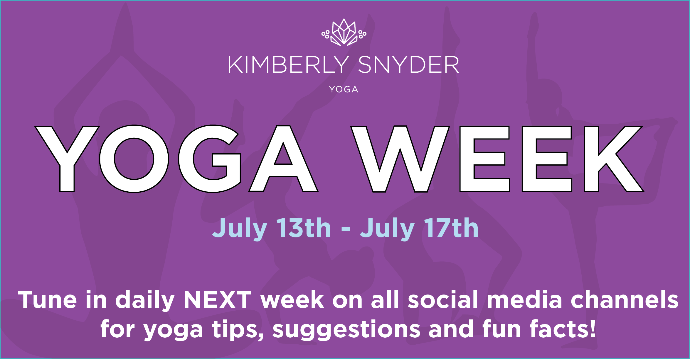 Get Ready! Yoga Week Takes Over Starting Monday