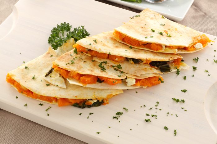 Vegan Pumpkin Quesadillas!