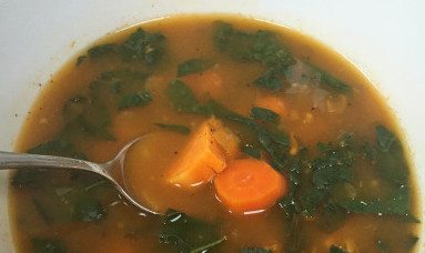 Picture of Kale, Carrot and Sweet Potato Soup