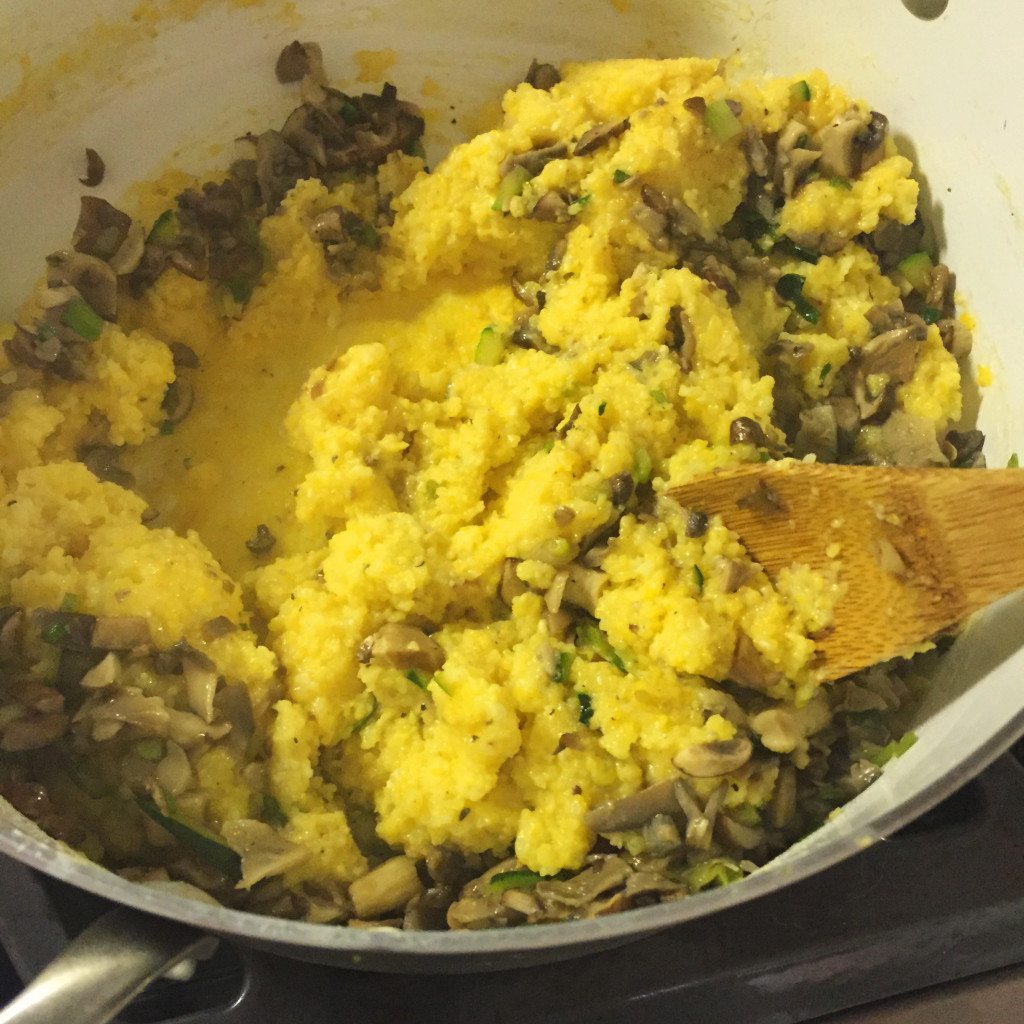 Fast & Easy Mushroom Polenta Patties Solluna by Kimberly Snyder