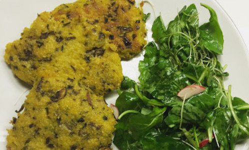 Fast & Easy Mushroom Polenta Patties
