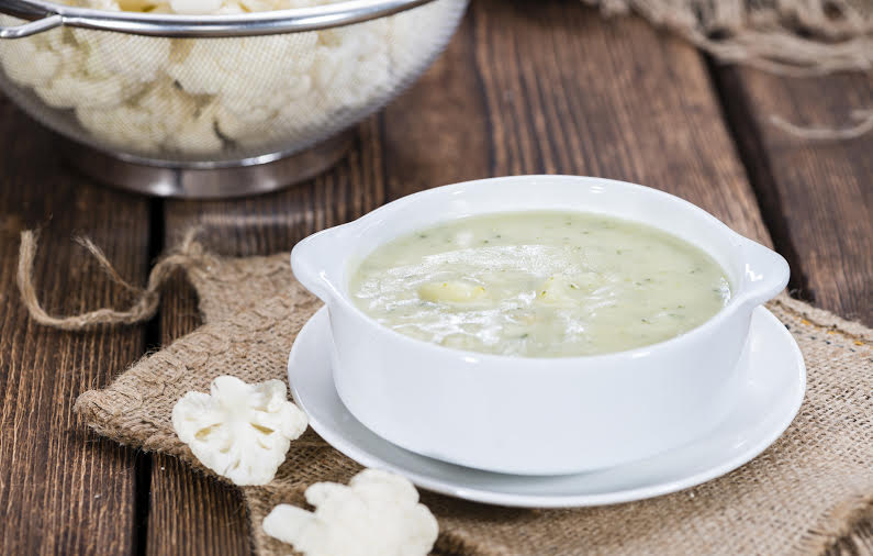 Creamy Vegan Cauliflower Nourish Soup