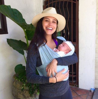 Kimberly holding baby Emerson