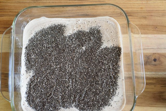 Stir in the chia seeds