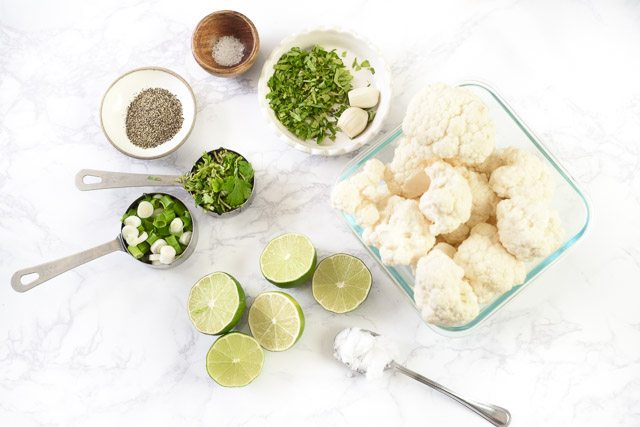 Cilantro Lime Cauliflower “Couscous”