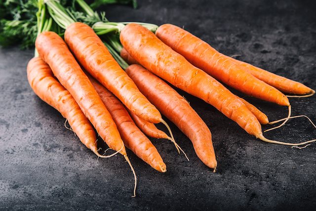 Fresh Carrot bunch. 