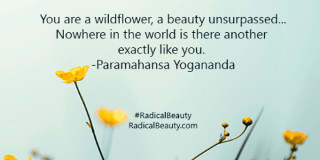 Picture of quote, Wildflower Yogananda