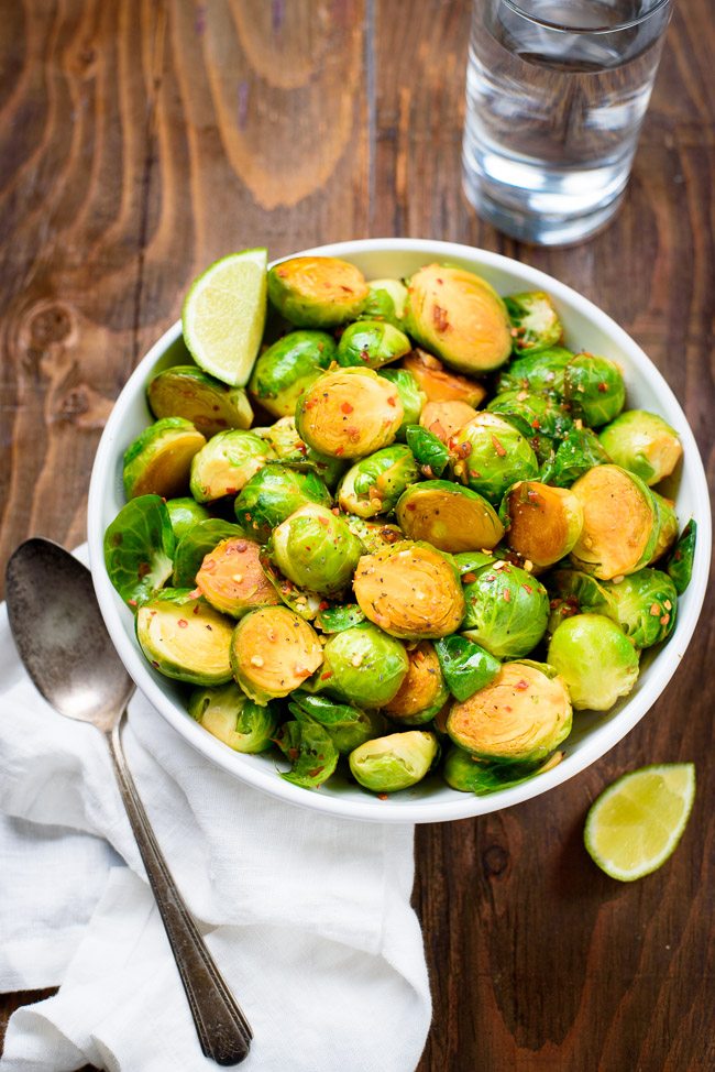 Thai Inspired Brussels Sprouts