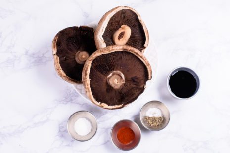 Swet and Spicy Portobello Mushrooms